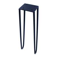 Wholesales Customized Cheap Black Metal 16'' 28'' Inch 4 Rod Combo Hairpin Legs For Hairpin Coffee Table Leg MJ-G038