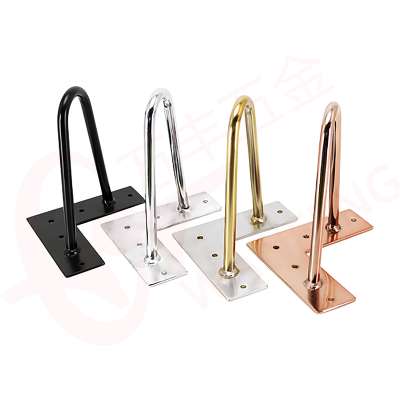 Modern Furniture Part Hairpin Legs Metal Steel Cheap Furniture Coffee Dining Table Hairpin Leg